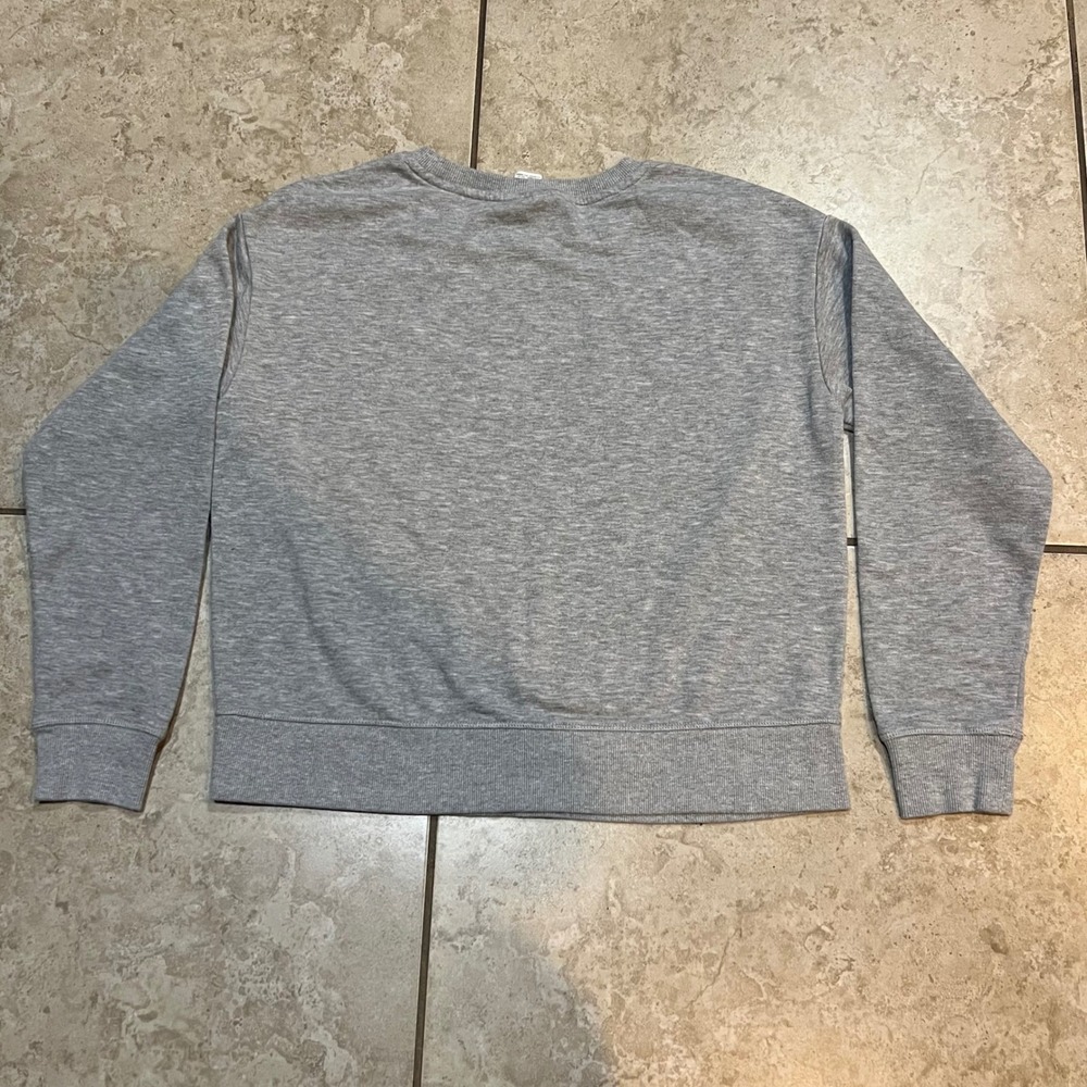 Reebok Juniors: Medium‎ Gray Crew Neck Pullover Sweatshirt Casual Everyday Wear - Picture 6 of 6